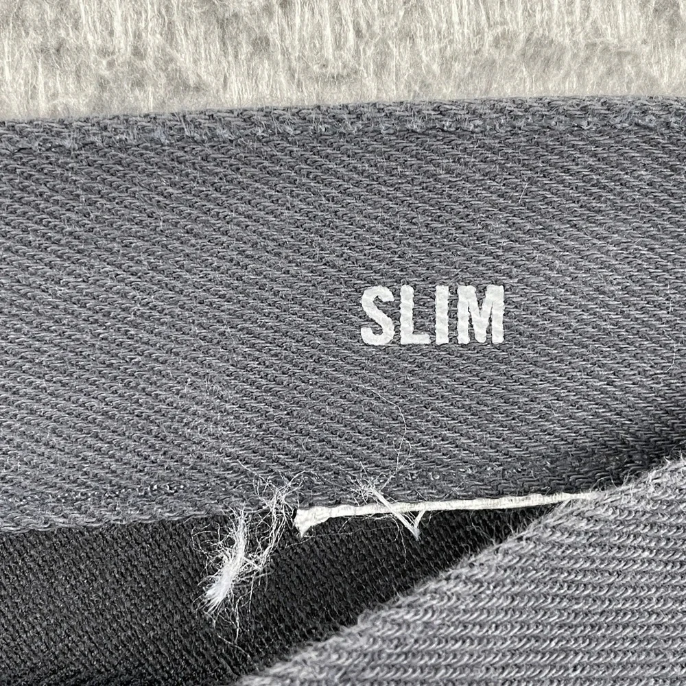 Banana Republic Pants Mens 35x32 Gray The Traveler Slim Stretch Chino 5-Pocket